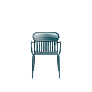 Petite Friture WEEK-END Silla de Comedor con Reposabrazos Azul Océano