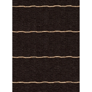 Alfombra Woodnotes Line 170x240 Hilo de Papel/ Negro Natural