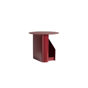 Mesa Auxiliar Central Woud de Rojo Oscuro